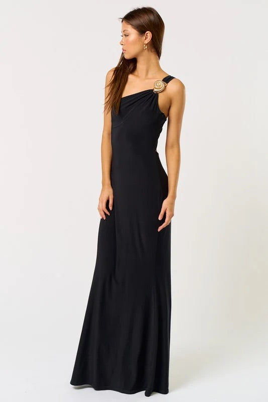 Lune Noir Maxi Dress