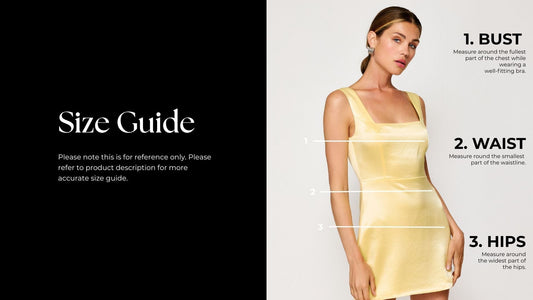 HAUTE AFFAIR STANDARD SIZING