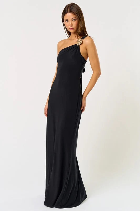 Lune Noir Maxi Dress