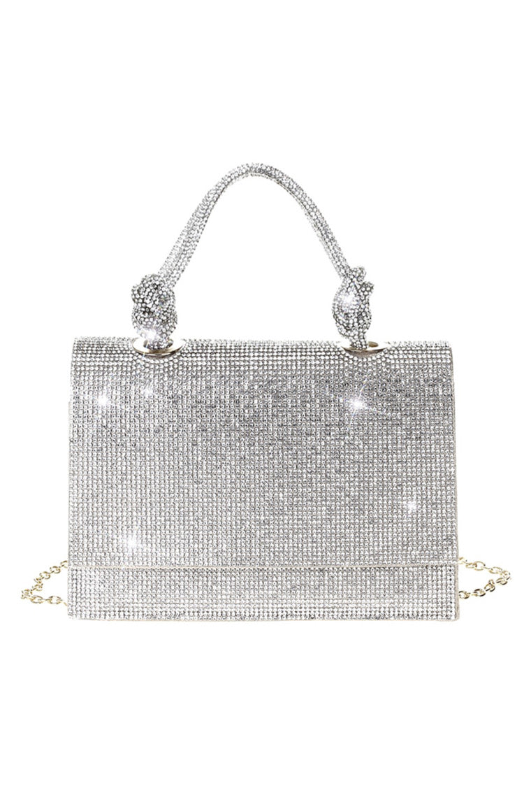Rhinestone Handle Bag